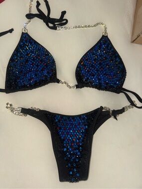 New Toxic Angelz IFBB NPC OCB Bodybuilding Bikini Suit
